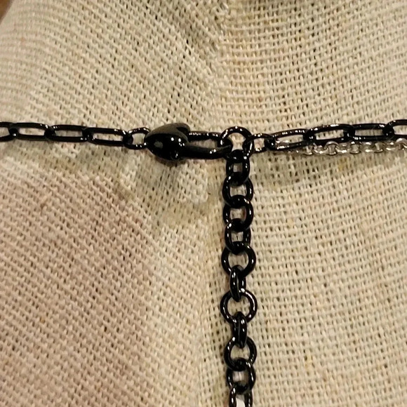 Brighton Shell Shimmer Long Blue Stone Necklace - Picture 4 of 8